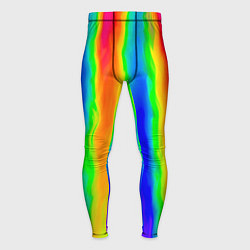 Тайтсы мужские Пожар в химлаборатории, цвет: 3D-принт