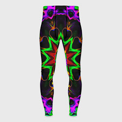 Мужские тайтсы Неоновая геометрия узоры