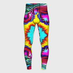 Тайтсы мужские Абстракция узор фракталы, цвет: 3D-принт