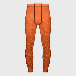 Тайтсы мужские Кораллово-оранжевый текстурный градиент, цвет: 3D-принт