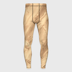 Мужские тайтсы Бежевая текстура каменная мрамор