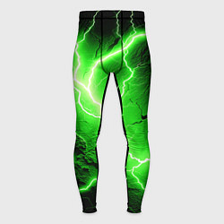 Мужские тайтсы Color green black