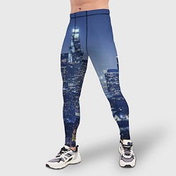 Тайтсы мужские City, цвет: 3D-принт — фото 2