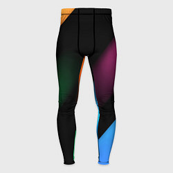 Тайтсы мужские Multicoloured, цвет: 3D-принт