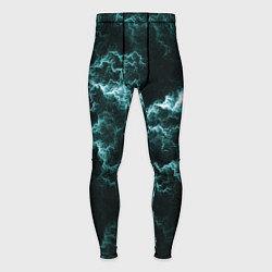 Мужские тайтсы Lightning light blue line