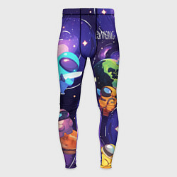 Тайтсы мужские Among Us космос, цвет: 3D-принт