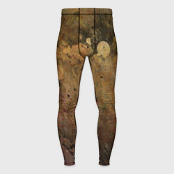 Мужские тайтсы Абстракция - dark pink paint spill