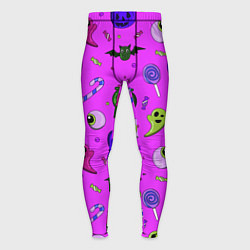 Тайтсы мужские Halloween pink, цвет: 3D-принт