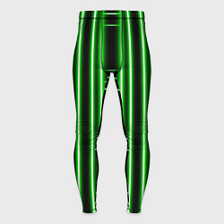 Тайтсы мужские Neon green, цвет: 3D-принт