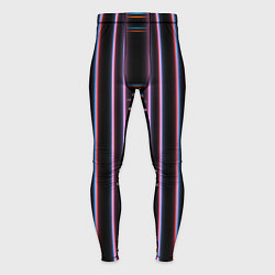 Мужские тайтсы Neon red blue black