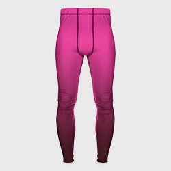 Мужские тайтсы Малиновый градиент комбинированный узор