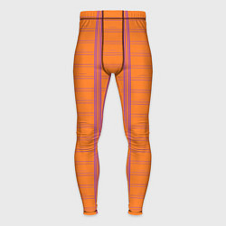 Мужские тайтсы Color orange cage