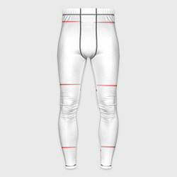Мужские тайтсы Color white red stripes