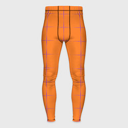 Мужские тайтсы Color orange stripe