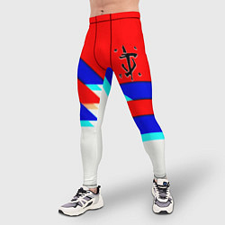 Тайтсы мужские Doom geometry cyber sport, цвет: 3D-принт — фото 2