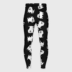 Тайтсы мужские Annoying dog pattern - Undertale, цвет: 3D-принт