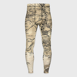 Тайтсы мужские Властелин колец карта, цвет: 3D-принт