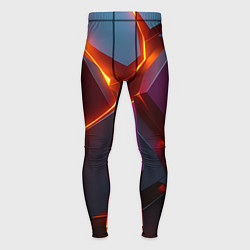 Тайтсы мужские Cosmic neon, цвет: 3D-принт