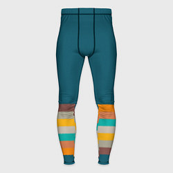 Мужские тайтсы Индиго и шумовой градиент заката с текстурой