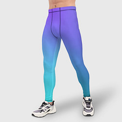 Тайтсы мужские Color multi-colored gradient, цвет: 3D-принт — фото 2