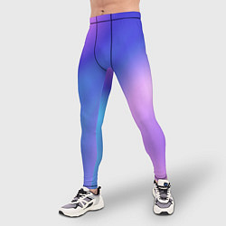 Тайтсы мужские Color multicolored gradient, цвет: 3D-принт — фото 2