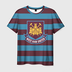 Футболка мужская West Ham United FC, цвет: 3D-принт