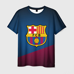 Футболка мужская FCB Barcelona, цвет: 3D-принт