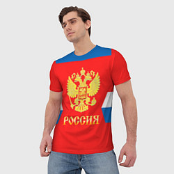 Футболка мужская Сборная РФ: #88 VASILEVSKIY, цвет: 3D-принт — фото 2