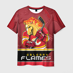Футболка мужская Calgary Flames цвета 3D-принт — фото 1