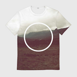 Футболка мужская Круг, цвет: 3D-принт