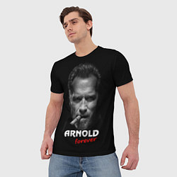 Футболка мужская Arnold forever, цвет: 3D-принт — фото 2