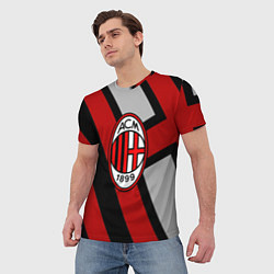 Футболка мужская Milan FC 1899, цвет: 3D-принт — фото 2