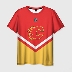 Футболка мужская NHL: Calgary Flames, цвет: 3D-принт