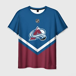 Футболка мужская NHL: Colorado Avalanche, цвет: 3D-принт