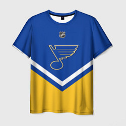 Футболка мужская NHL: St. Louis Blues, цвет: 3D-принт
