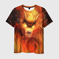 Футболка мужская Fire Wolf, цвет: 3D-принт