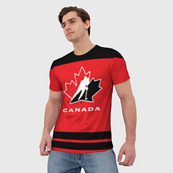 Футболка мужская Canada Team, цвет: 3D-принт — фото 2