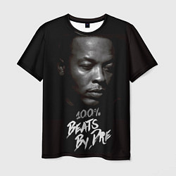 Футболка мужская Dr. Dre: 100% Beats, цвет: 3D-принт