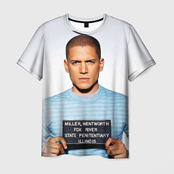 Футболка мужская Prison Break: Michael Scofield цвета 3D-принт — фото 1