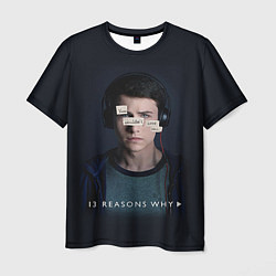 Футболка мужская 13 reason why, цвет: 3D-принт