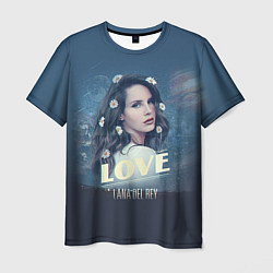 Футболка мужская Lana Del Rey: Love, цвет: 3D-принт