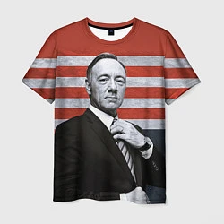 Футболка мужская Kevin Spacey patriot, цвет: 3D-принт