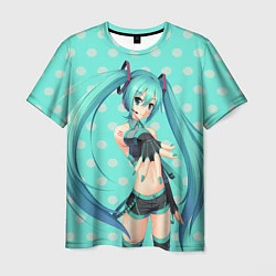 Футболка мужская Hatsune Miku, цвет: 3D-принт