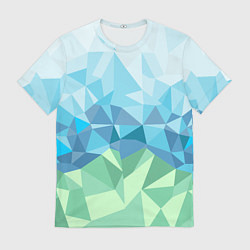 Футболка мужская URAL polygonal, цвет: 3D-принт