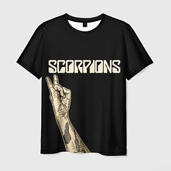 Футболка мужская Scorpions Rock, цвет: 3D-принт
