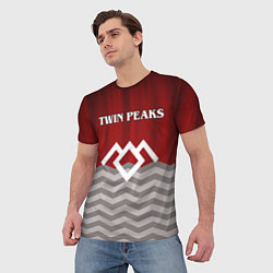Футболка мужская Twin Peaks, цвет: 3D-принт — фото 2