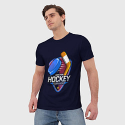 Футболка мужская Hockey Tournament, цвет: 3D-принт — фото 2