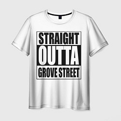 Футболка мужская Straight Outta Grove Street, цвет: 3D-принт