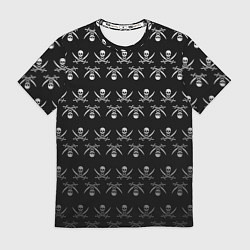 Футболка мужская Пиратский pattern, цвет: 3D-принт