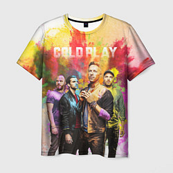 Футболка мужская Coldplay, цвет: 3D-принт